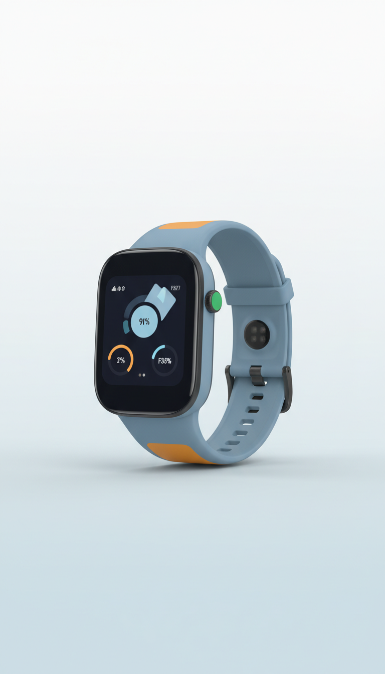 Fitness Smartwatch with Heart Rate Monitor